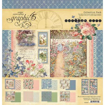 Graphic 45 Cottage Life Designpapiere - Collection Pack